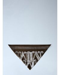 Max Mara - Geometric Print Silk Scarf - Lyst