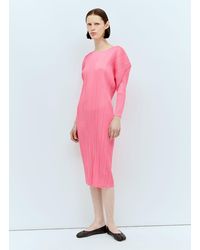 Pleats Please Issey Miyake - Monthly Colors: February Midi Dress - Lyst