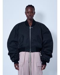 Rick Owens - Secchia Cropped Flight Bomber Jacket - Lyst