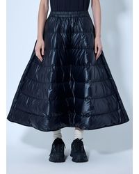 Moncler - A-Line Down Midi Skirt - Lyst