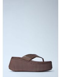 Chloé - Nama Wedge Sandals - Lyst