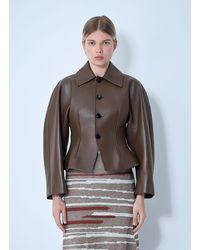 Bottega Veneta - Leather Blouson Jacket - Lyst