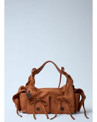 Acne Studios - Multipocket Grained Leather Shoulder Bag - Lyst