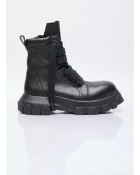 Rick Owens - Jumbo Laced Bozo Tractor Boots - Lyst
