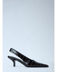 TOTEME - Classic Croco-Embossed Slingbacks - Lyst