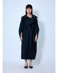 Issey Miyake - Calligraph Trench Coat - Lyst
