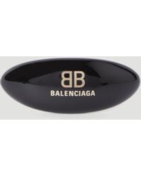 Balenciaga - Logo Applique Hair Clip - Lyst