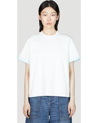 Bottega Veneta - Double Layer Cotton T-shirt - Lyst