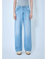 ERL - Flared Wide-Leg Jeans - Lyst
