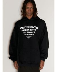 Vetements - Pyramid Logo Hooded Sweatshirt - Lyst