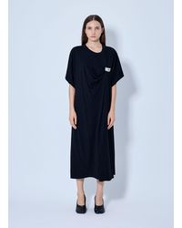 MM6 by Maison Margiela - Patch Pocket Wide-Leg Jeans - Lyst