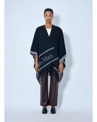 Max Mara - Fringed Wool Wrap - Lyst