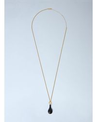 TOTEME - Medium Onyx Drop Necklace - Lyst