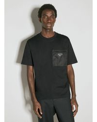 Prada - Re-Nylon Pocket Jersey T-Shirt - Lyst