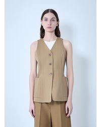 Max Mara - Tailored Vest With Button Fastening - Lyst