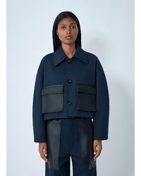 Bottega Veneta - Compact Wool And Cotton Twill Jacket - Lyst