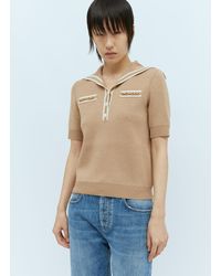 Gucci - Wool Horsebit Polo Shirt - Lyst