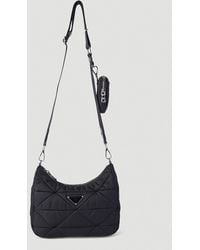 Prada Re-edition Quilted Shoulder Bag - Black