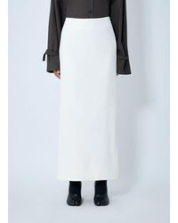 TOTEME - Light Wool Skirt - Lyst