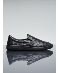 Bottega Veneta - Intrecciato Slip-on Shoes - Lyst