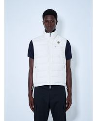 Moncler - Gienah Reversible Wool Blend Down Gilet - Lyst