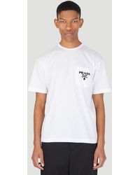 Prada Velvet Logo T-shirt - White