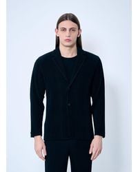 Homme Plissé Issey Miyake - Pleated Blazer - Lyst