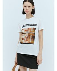 Miu Miu - Graphic Print T-shirt - Lyst