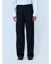 Kiko Kostadinov - High-Waisted Pleated Trousers - Lyst