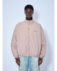 Acne Studios - Logo Printed Zip-Up Jacket - Lyst