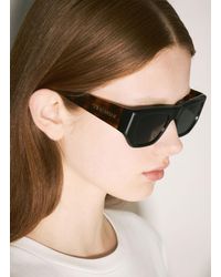 Saint Laurent - Tortoiseshell Temple Sunglasses - Lyst