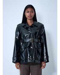 Chloé - Chloã High-Shine Belted Jacket - Lyst