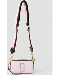Marc Jacobs Colour Block Snapshot Shoulder Bag - Pink
