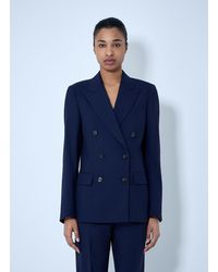Dries Van Noten - Double-Breasted Wool Blazer - Lyst