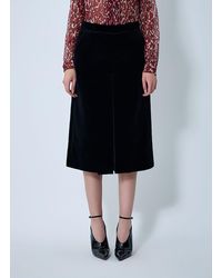 Saint Laurent - Tailored Cropped Cotton Pants - Lyst