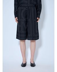 TOTEME - Monogram Silk Pj Culottes - Lyst