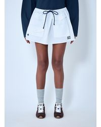 Miu Miu - Drawstring Pocket Mini Skirt - Lyst