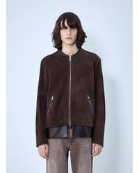 Our Legacy - Drift Zip-Dastening Suede Jacket - Lyst