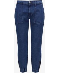 7 For All Mankind - Darted Boyfriend Jogger 7/8-Jeans - Lyst
