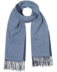 Begg & Co Arran Cashmere-Schal - Blau