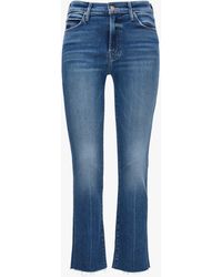 Mother - The Rascal Ankle Fray Jeans - Lyst