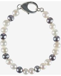 Hatton Labs - Bianco & Grey Pearl Armband - Lyst