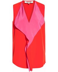Diane von Furstenberg Isabel Seidentop - Rot