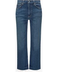 Citizens of Humanity - Daphne 7/8-Jeans High Rise Crop - Lyst