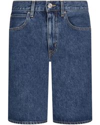 Damen Bekleidung Kurze Hosen Jeans-Shorts und Denim-Shorts Net Sustain London Hoch Sitzende Jeans Mit Geradem Bein Aus Bio-denim in Blau SLVRLAKE Denim 