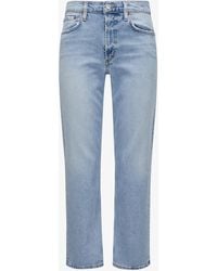 Agolde - Kye 7/8-Jeans Mid Rise Straight Crop - Lyst