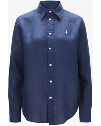 Polo Ralph Lauren - Leinenbluse Relaxed Fit - Lyst