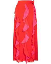 Diane von Furstenberg Salona Wickelrock - Rot