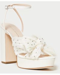 natalia emerald platform bow heel