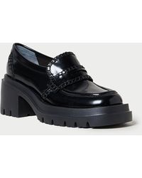 Loeffler Randall Rikki Black Platform Loafer | Lyst